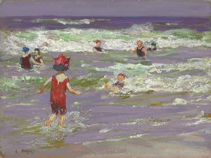 Little Sea Bather by Edward Henry Potthast
