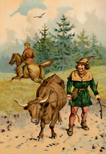 Hans and his Cow, 1901