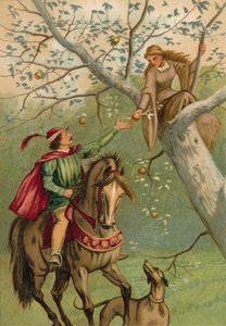 Two-Eyes and the Knight by Edward Henry Wehnert