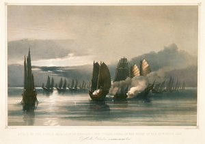 Attack on the Pirate Squadron of Chuiapoo, off Tysami, China, 28 September 1849