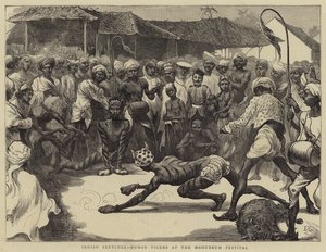 Indian Sketches, Human Tigers at the Mohurrum Festival