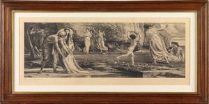 Nausicaa and Her Maids by Edward John Poynter