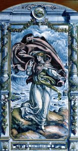 October, from a Series of Tile Panels for the Dutch Kitchen
