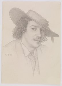 Portrait of Whistler by Edward John Poynter