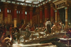 The Visit of the Queen of Sheba to King Solomon by Edward John Poynter