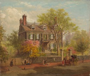 The John Hancock House by Edward Lamson Henry