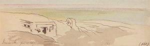 Dendera, January 15, 1867 by Edward Lear