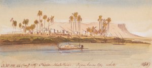 Faiou Nesle Faiou; 3:30 P.M., 14 Jan. 1867 (148) by Edward Lear
