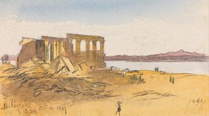 Maharraka, 7:25 am, 14 February 1867 by Edward Lear