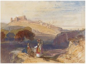 Melfi, Italy by Edward Lear