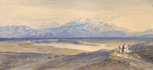 Mount Olympus from Larissa, Thessaly, Greece