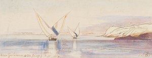 Near Golosana; 4:30 P.M., 3 Jan. 1867 (56) by Edward Lear
