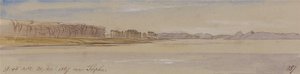 Near Tapha, 9:45 am, 31 January 1867 by Edward Lear