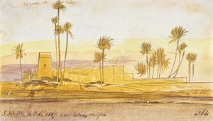 Near Wady Halfeh, 5:30pm, 6 February 1867