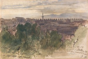 Salonica from My Room Window, 11 Sept. 1848, After Sunset