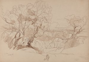 Santa Decca, Corfu, 28 May 1848 by Edward Lear