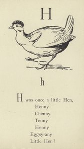 The Letter H by Edward Lear