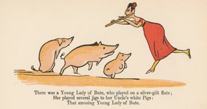 There was a Young Lady of Bute, who played on a Silver-Gilt Flute, from 