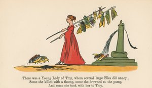 There was a Young Lady of Troy, Whom Several Large Flies Did Annoy, from 
