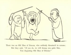 There was an Old Man of Ibreem, who suddenly threatened to scream