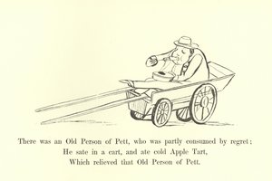 There was an Old Person of Pett, who was partly consumed by regret by Edward Lear