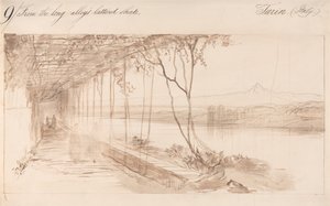 Turin, Italy by Edward Lear
