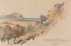 View near Palermo by Edward Lear