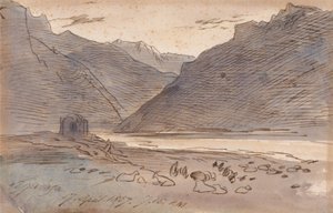 Vjose, 7:15 p.m. 17 April 1857 by Edward Lear