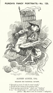Alfred Austin, English poet and editor of the National Review by Edward Linley (after) Sambourne