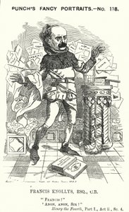 Francis Knollys, private secretary to the Prince of Wales by Edward Linley (after) Sambourne