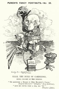 Prince George, Duke of Cambridge, British Soldier (engraving) by Edward Linley (after) Sambourne