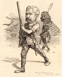 Illustration with Henry Morton Stanley by Edward Linley Sambourne