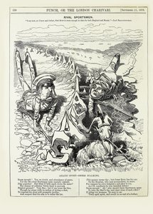 Rival Sportsmen. I Say Now, as I Have Said Before, That There is Room Enough..., 1878