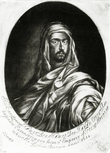 His Excellency Hamet Ben Hamet Ben Haddu Otter, published by John Lloyd, 1682 by Edward Luttrell
