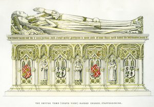 Lady Isabel Neville and Her Second Husband, Sir William Smythe, from the Smythe Tomb, St. Peter