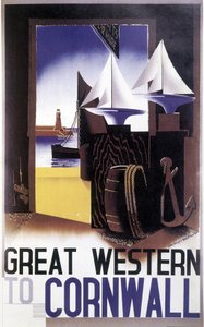 Great Western to Cornwall by Edward McKnight Kauffer