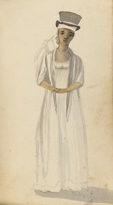 Portrait of a West Indian lady by Edward Pelham Brenton