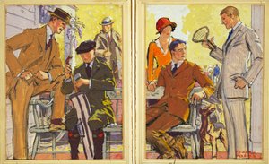 Advertisement for Hart, Schaffner & Marx Clothes, 1900 by Edward Penfield