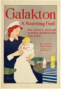 Galakton Advertisement, Nurse Feeding a Baby