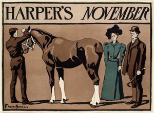Lady and Gentleman at the Horse Show, November Harper
