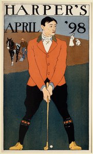 Man Playing Golf, April 