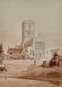 Cathedral and Figure by Edward Pretty