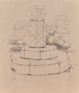 Monument sketch by Edward Pretty