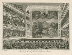The Royal Family at Covent Garden Theatre, London by Edward Pugh