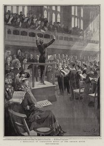 A Rehearsal of Coronation Music at the Church House