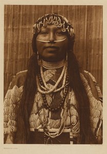 [A Young Chinook Woman] by Edward S. Curtis