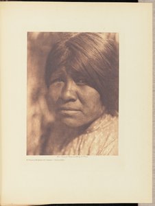 A Young Woman of Campo - Diegueño by Edward S. Curtis