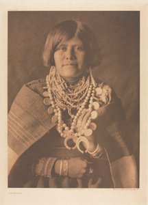 Portfolio XVII, Plate 613: A Zuni Girl by Edward S. Curtis