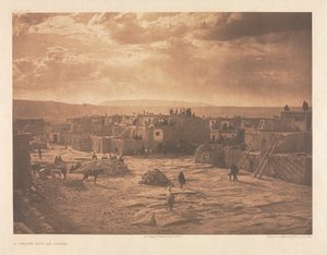 A Feast Day at Acoma (Portfolio XVI, Plate 565) by Edward S. Curtis