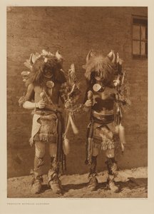 Tesuque Buffalo Dancers by Edward S. Curtis
